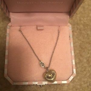 Juicy Couture heart necklace
